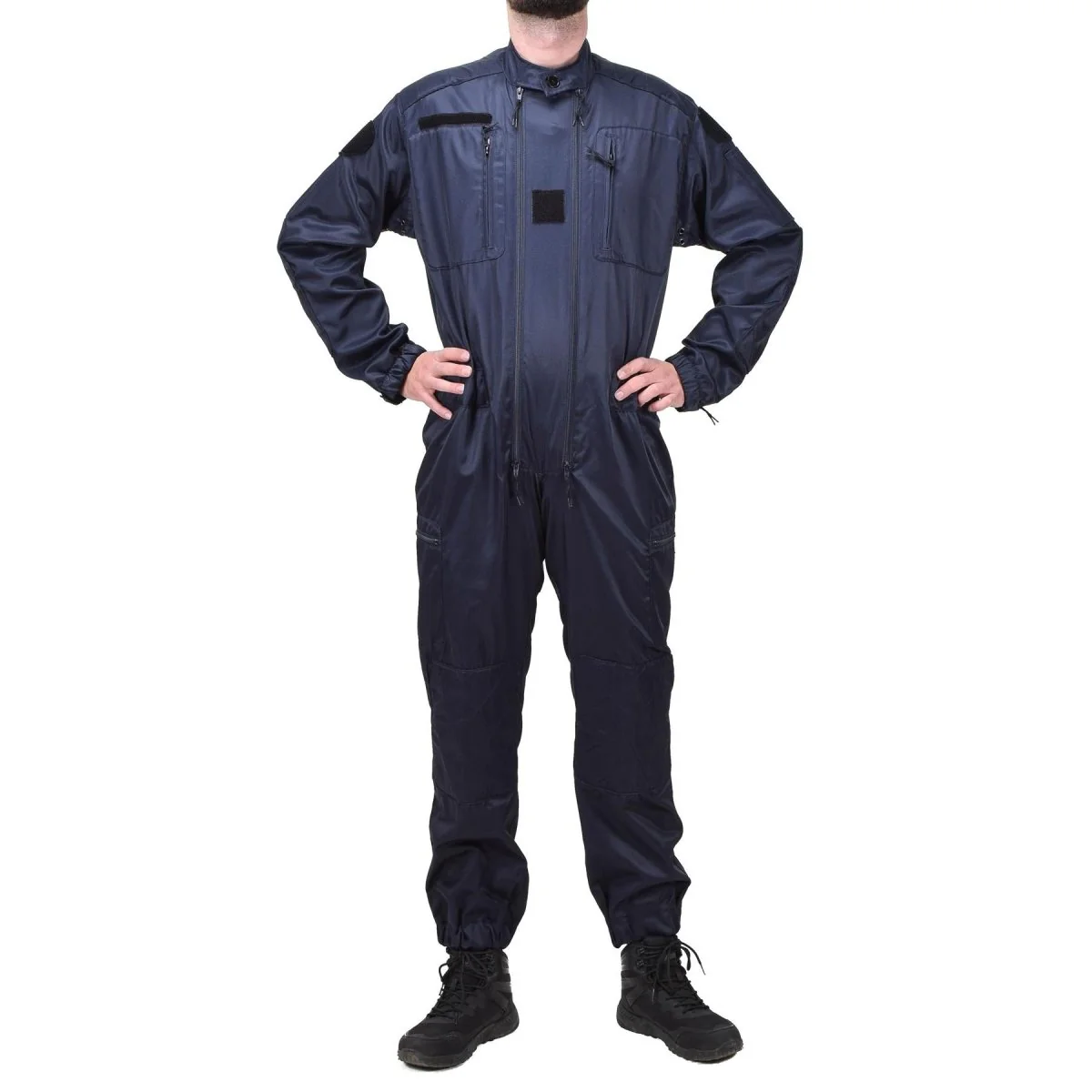 Original French Police Department Blue Coverall Anti-Static Officer Jumpsuit New