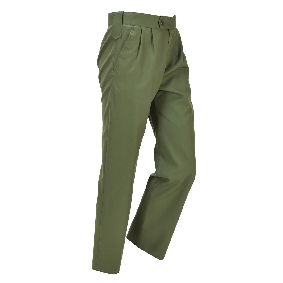 Original polska militärklänningsbyxor Slitstarka fältbyxor Army OD Green