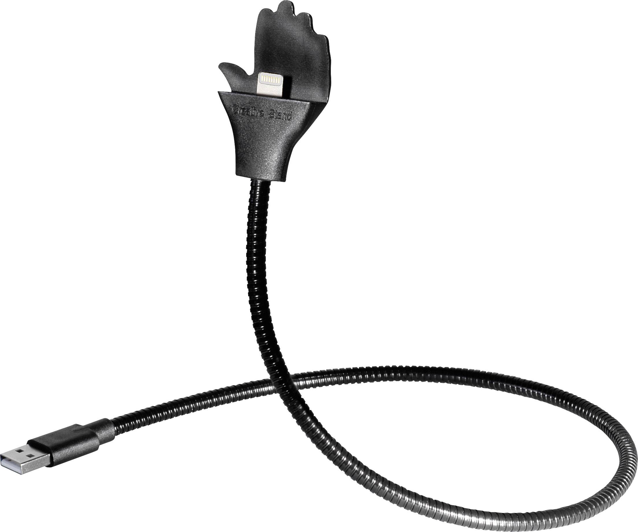 Maxtrack USB-kabel USB 2.0 USB-A kontakt, Apple Lightning kontakt 0.50 m Svart MH 1 L