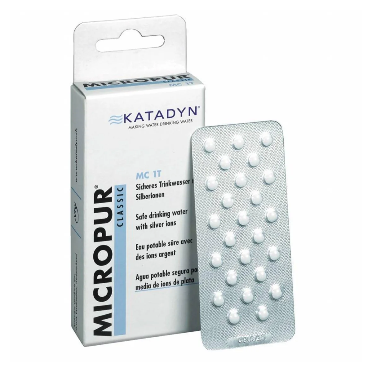 Katadyn Micropur Classic MC 1T Drinking Water Conservation Tabletter Pack med 4×25