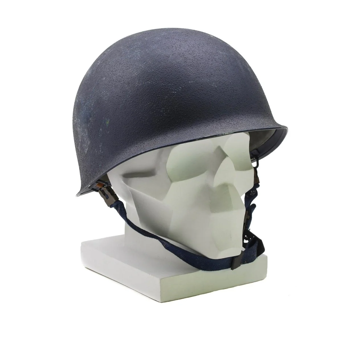 Original militär belgisk stålhjälm M51 Taktisk stridsarmé Inner PVC Blue