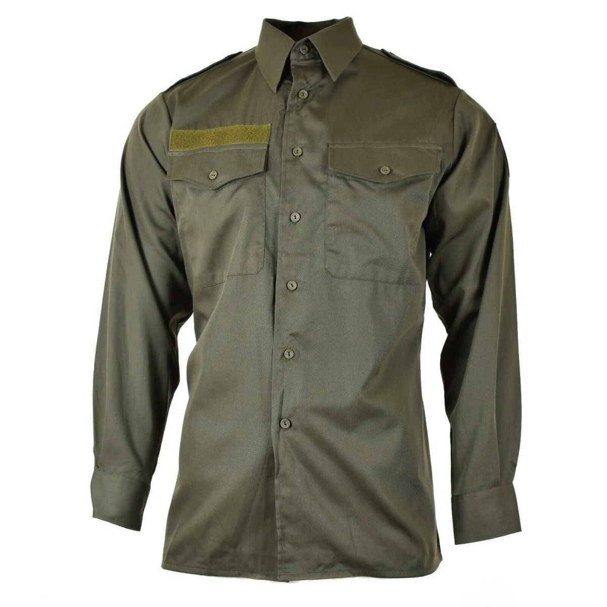 Äkta österrikiska arméskjorta M65 O.D Military Combat Long Sleeve Olive Bdu New