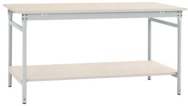 Manuflex TP5211.7035 Arbetsbordmöbel Grå-vit (RAL 7035)