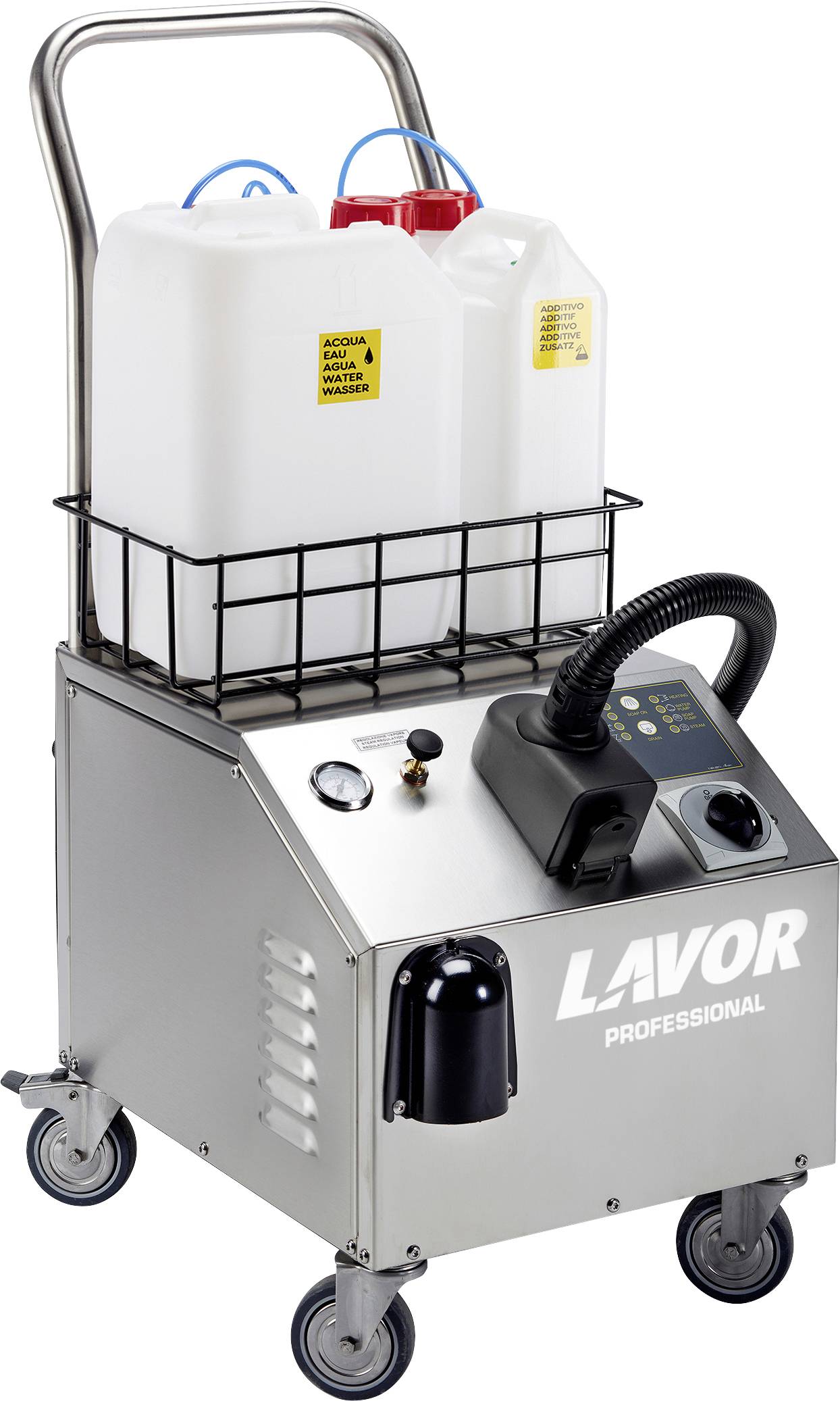 Lavor Ångrengöringsmaskin 8.458.0001-PS 8000 W Rostfritt stål, Grå (matt)