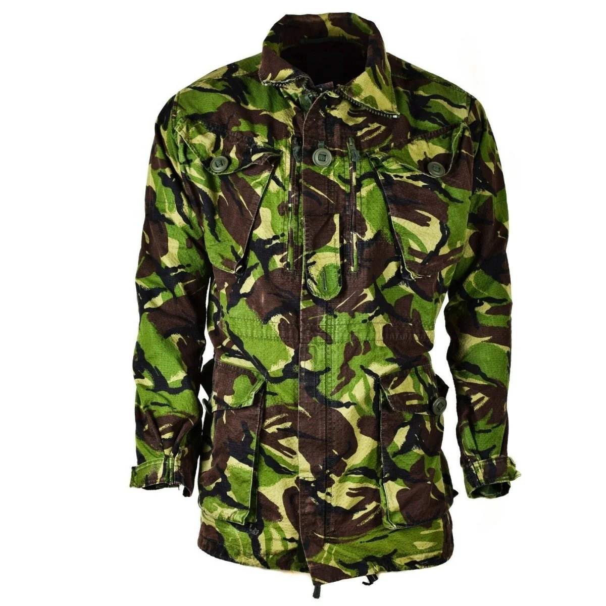 Original British Army Military Combat DPM Jungle Jacket Parka 95 Smock Rip Stop