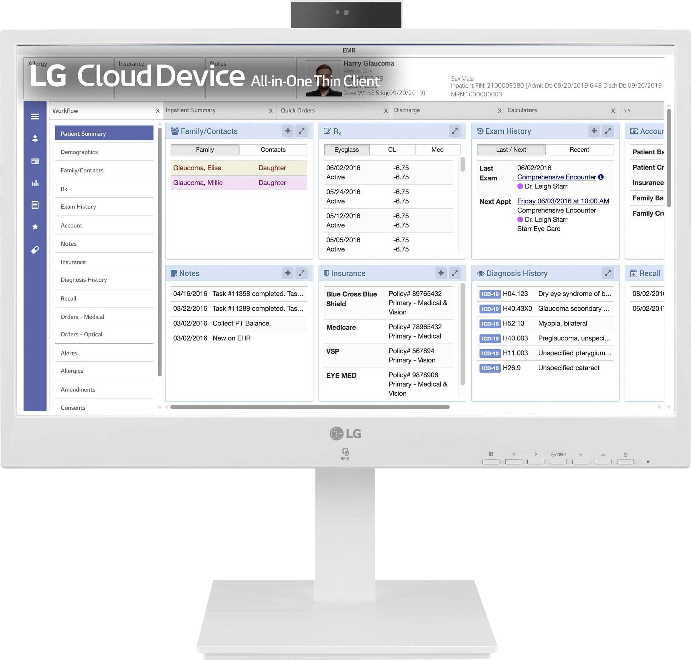LG Electronics All-in-One Thin Client 24CR670N-6P 60.5 cm (23.8 tum) Full HD Intel® Celeron® N5105 2.9 GHz 8 GB RAM 16 G