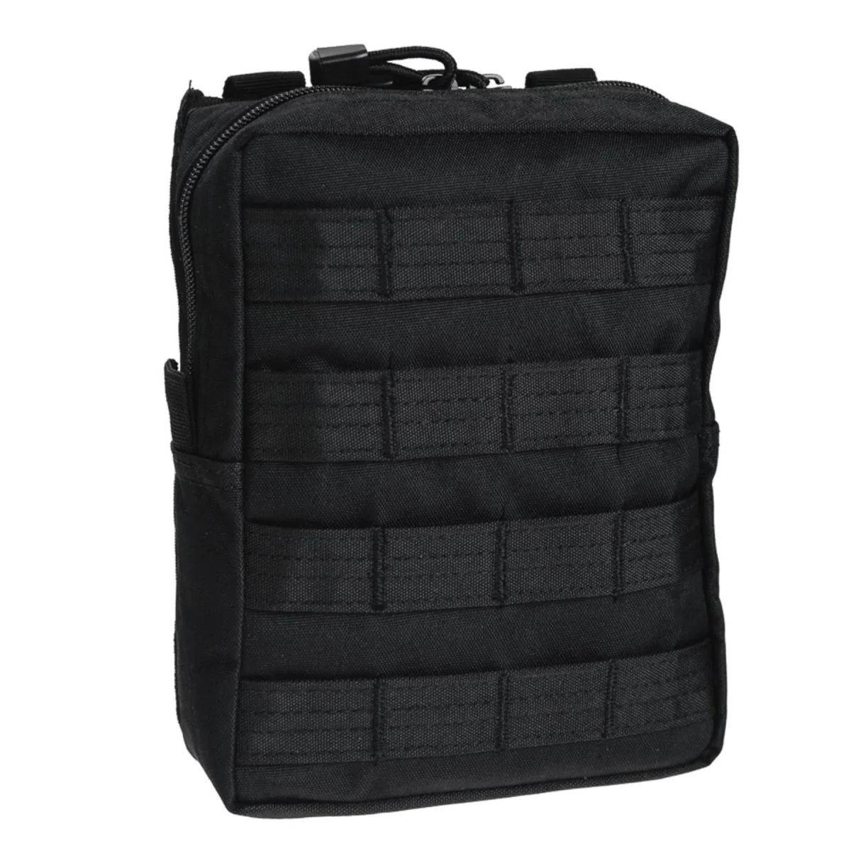 Mil-Tec Tactical Belt Pouch Molle Attachment dragkedja Stängningsverktygsväska svart