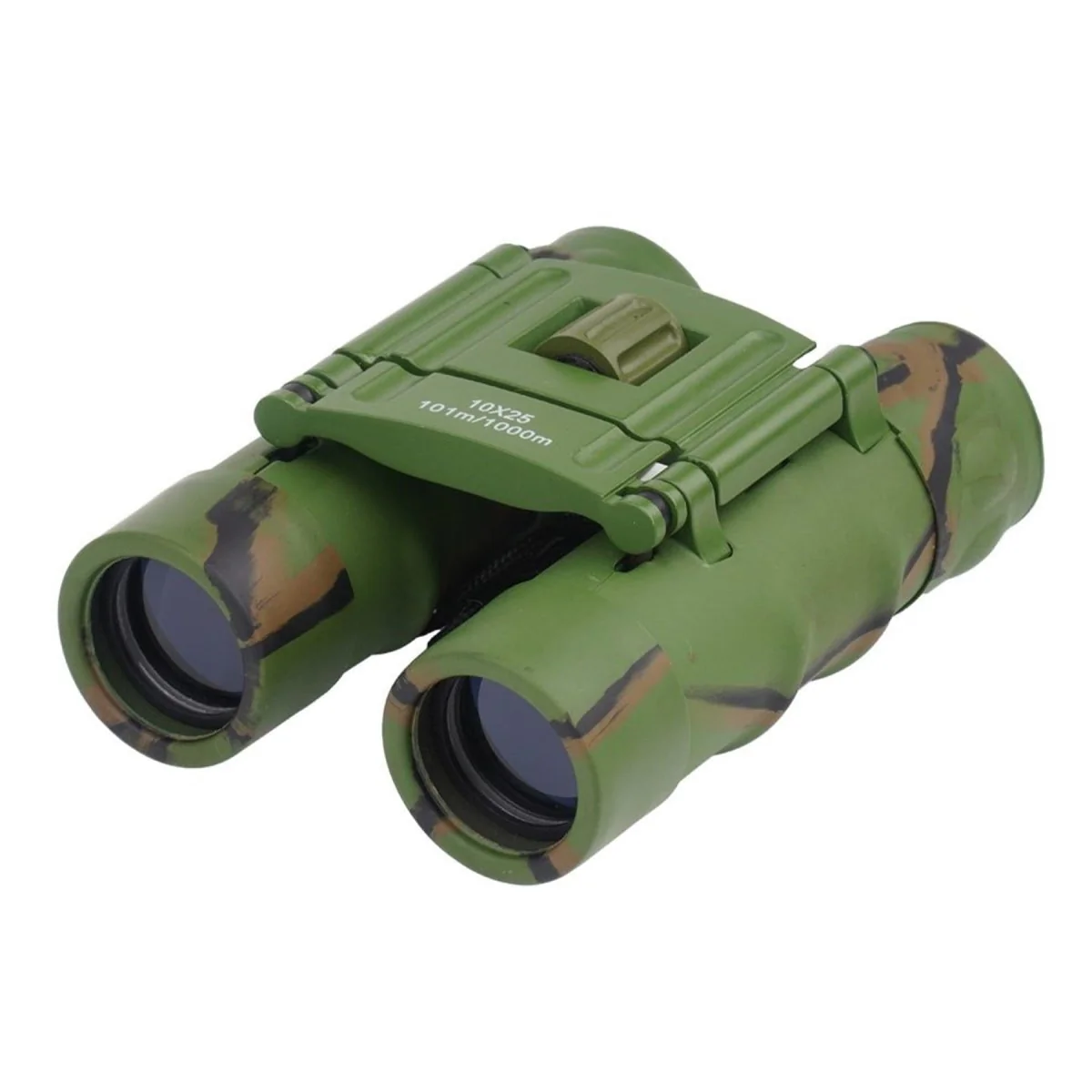 MIL-TEC Gen II Compapible Binoculars 10×25 Diopter Fine Tuing Pouch Camo