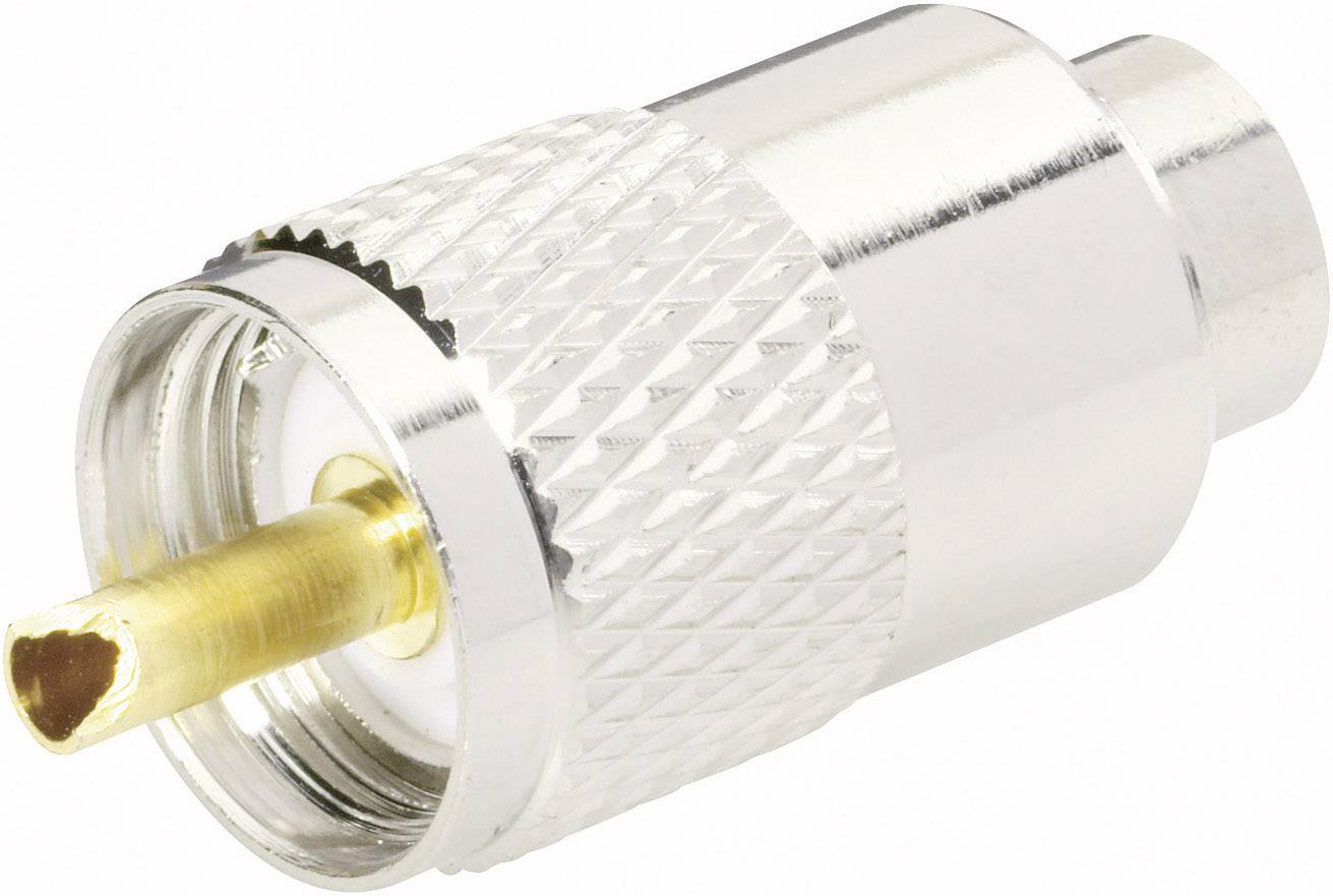 BKL Electronic 0406043 0406043 UHF-kontaktdon Kontakt hane rak 50 Ω 1 st