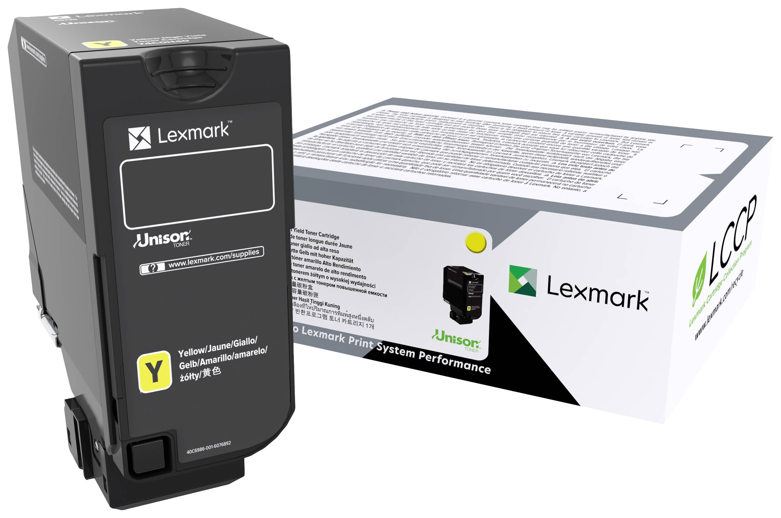 Lexmark Toner CS/CX730 Original Gul 10500 sidor 71C0H40