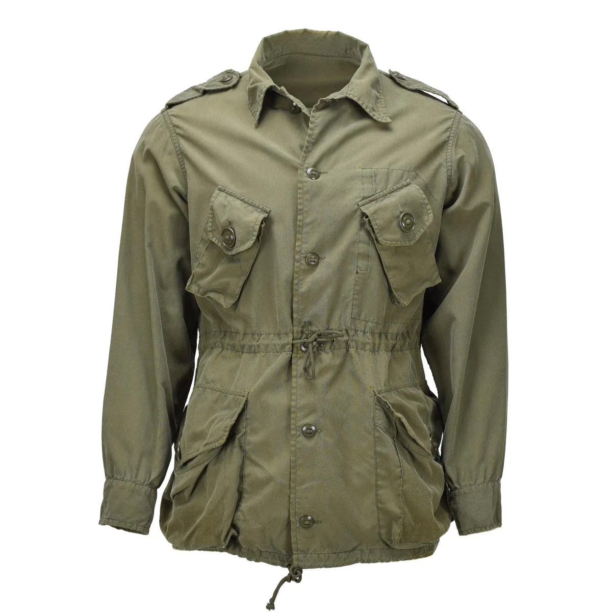Original Canadian Army Field Jacket Cotton Military Surplus Olivgrön