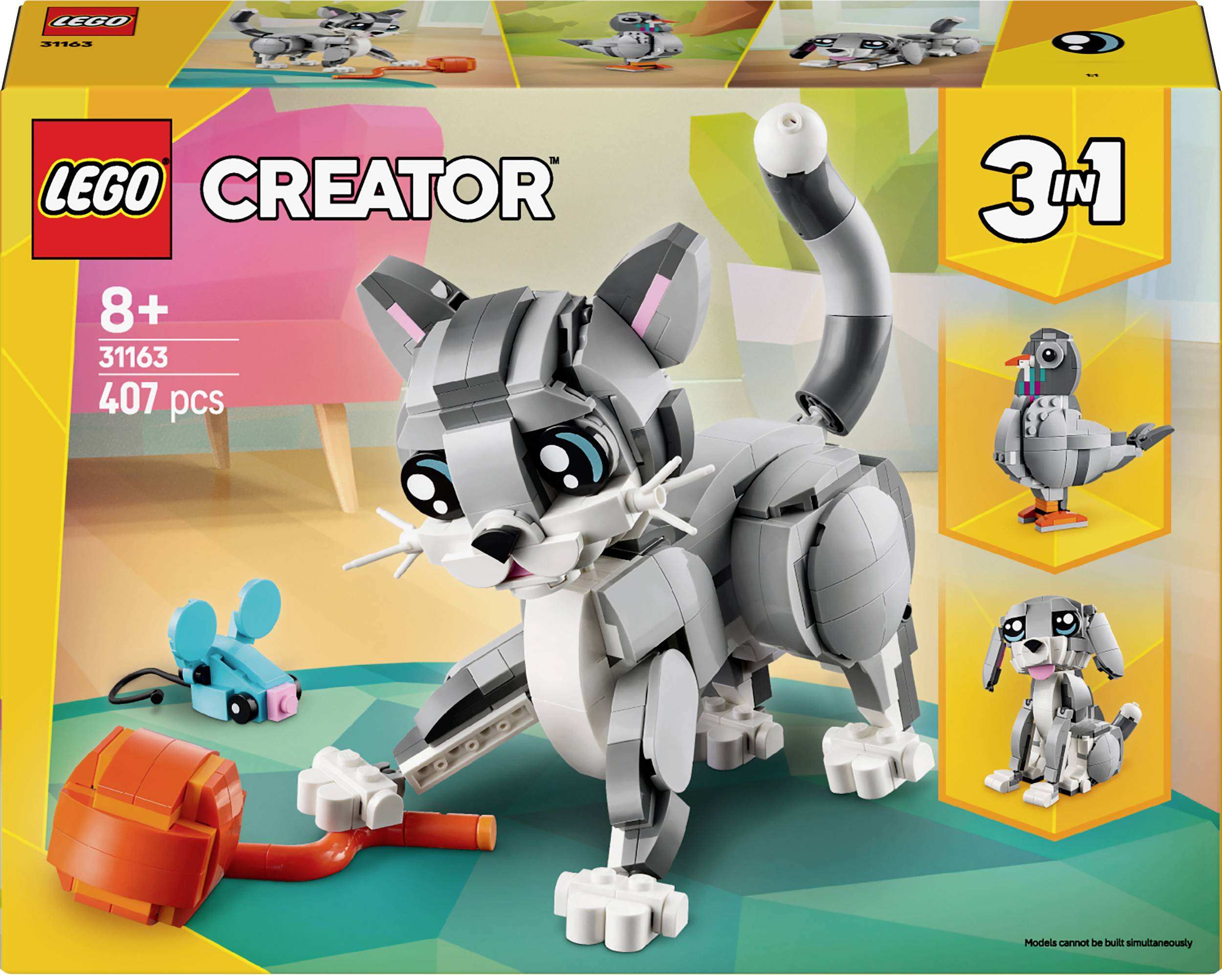 LEGO® CREATOR 31163 Grå katt