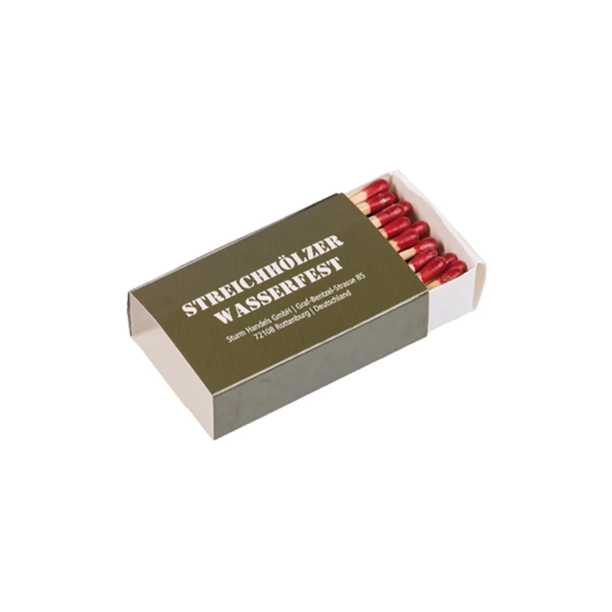MIL-TEC vattentäta tändstickor 4-pack 35 tändstickor Utomhuscamping Survival