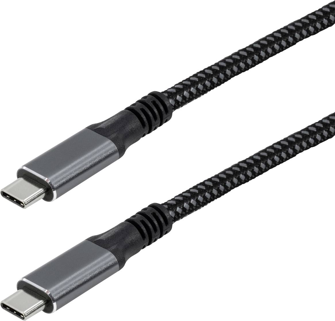 Maxtrack USB-C Kabel USB 3.2 Gen2 USB-C®-kontakt 2 m Svart Tillämplig kontakt på båda sidor, guldpläterad kontakt C531-2
