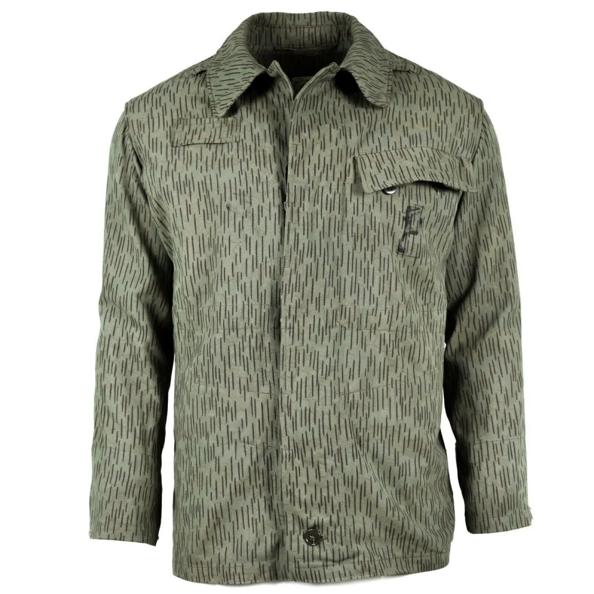 Original tjeckiska arméns militära strid M60 Field Jacka Parka Rain Drop Camouflage