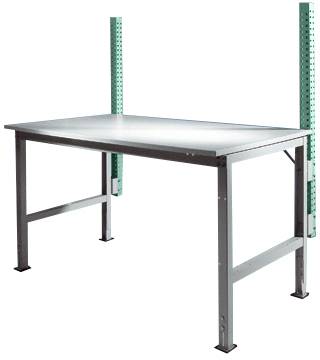 Manuflex ZB3782.0001 Monteringspelare för UNIVERSAL + PROFI standard monteringsbord, brukhöjd 600 mm