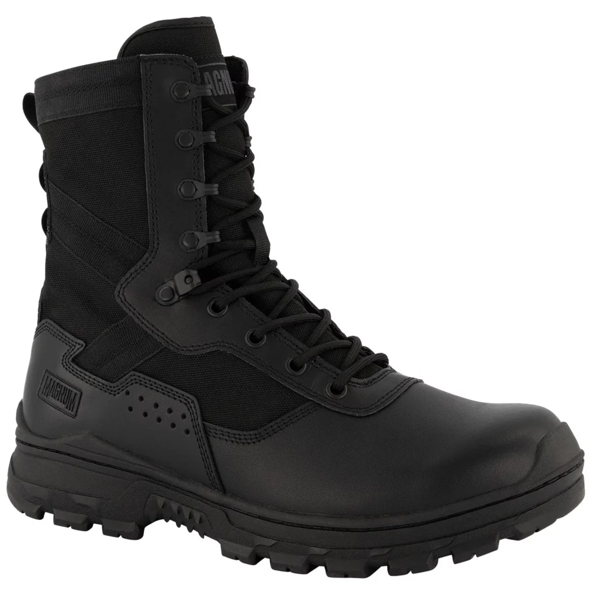 Magnum Scorpion II 8.0 Tactical Boots Quick Lacing System YKK Dragkedjor Svart
