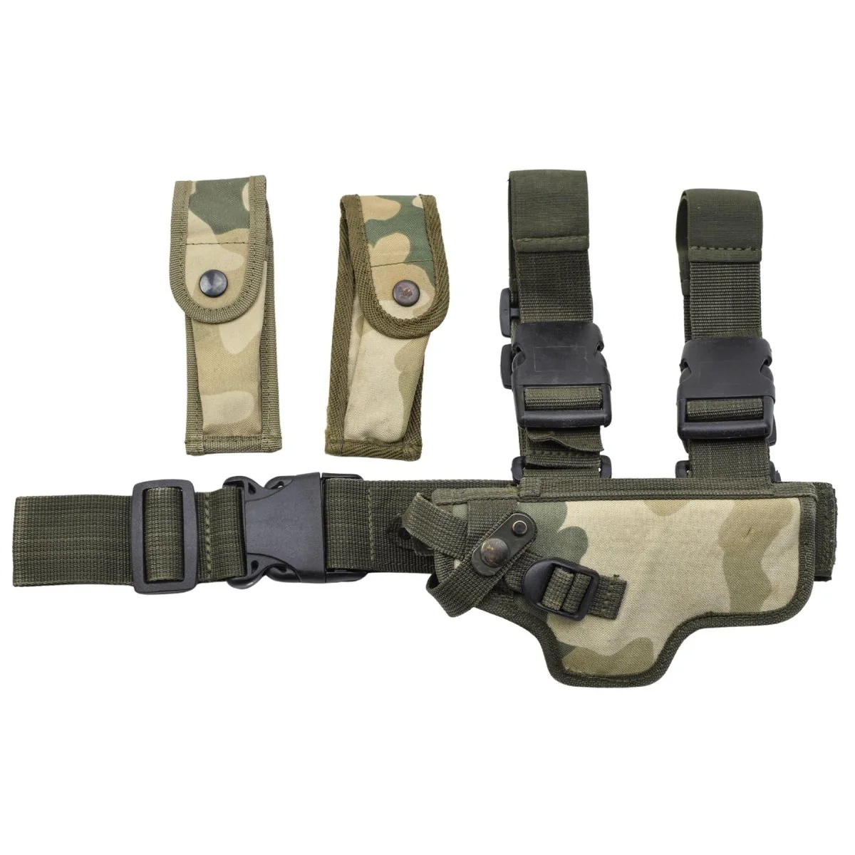 Original polskt militärt fallbenshölster WIST-94 snabbspänne Pantera