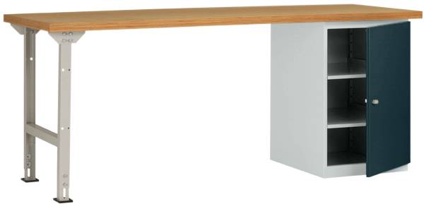 Manuflex WC5122.7016 Arbetsbänksystem Antracit