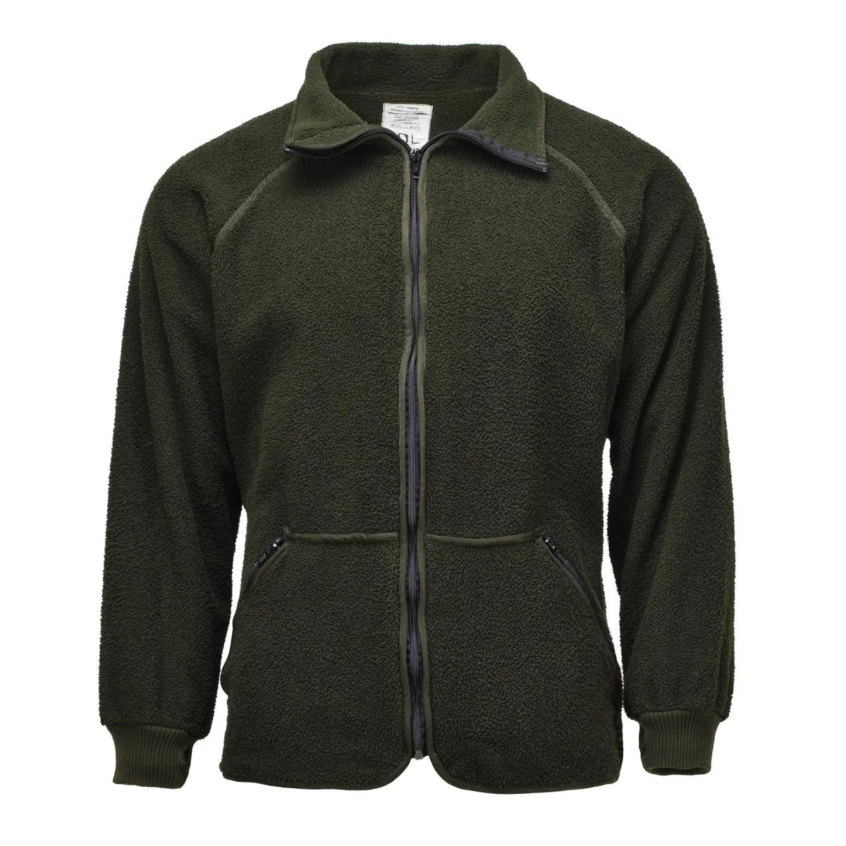 Original Dutch Military Fleece Jacket Warm Moft Thermal Cold Weather Sportwear