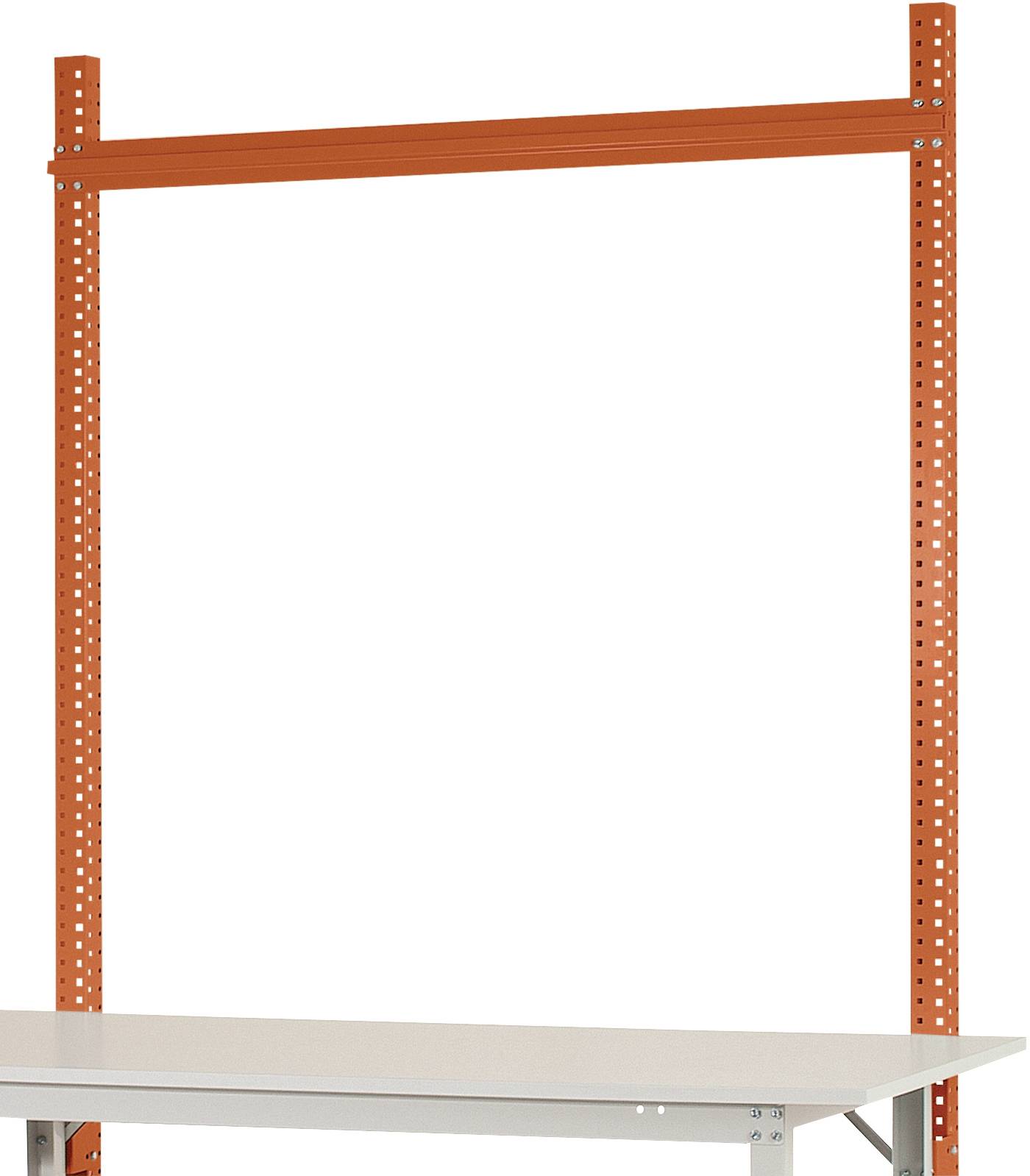 Manuflex AS1643.2001 Påbyggnadsportal utan arm i rödorange RAL 2001, för PACKPOOL special med bredd på 1750 mm