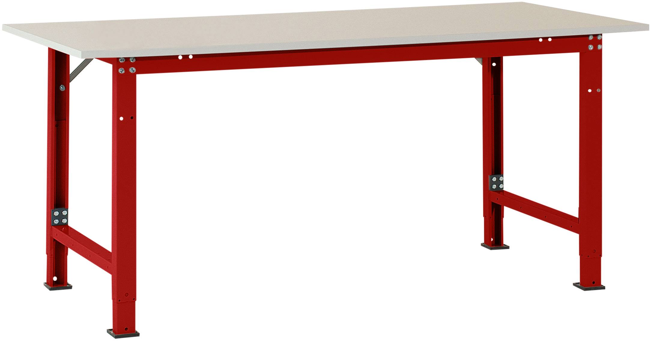 Manuflex AS0012.3003 Arbetsbordmöbel Rubinröd