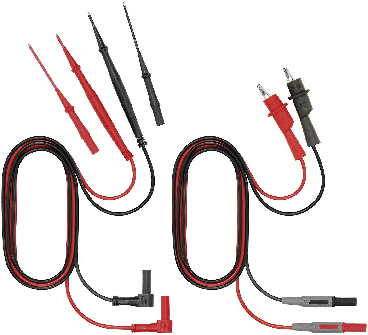 Weidmüller ZUB MULTI 1037 Säkerhets-mätledning-Set [Laminerade stickdon 4 mm (De–i) Krokodilklämmor, Prob] 1.00 m;1 st