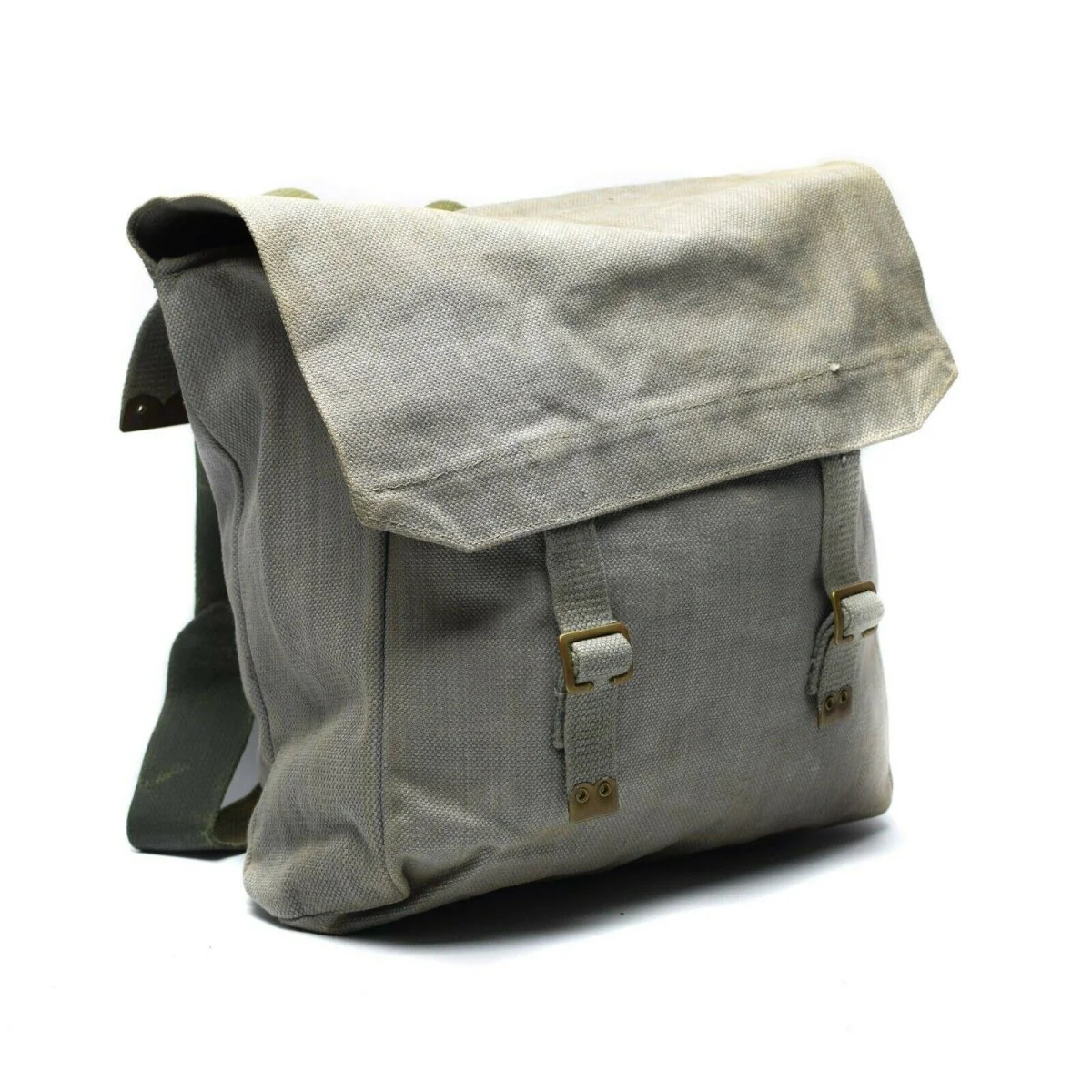 Original British Army M37 Haversack Canvas Grey Pack Military Large Side Bag