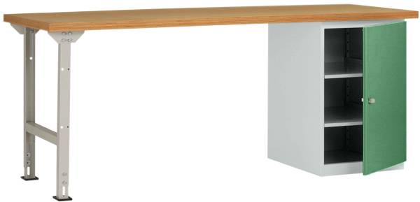 Manuflex WC5122.6011 Arbetsbänksystem Resedagrön (RAL 6011)