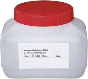 Lorch 814.0017.0 Behållare med vid hals med lock 500 ml