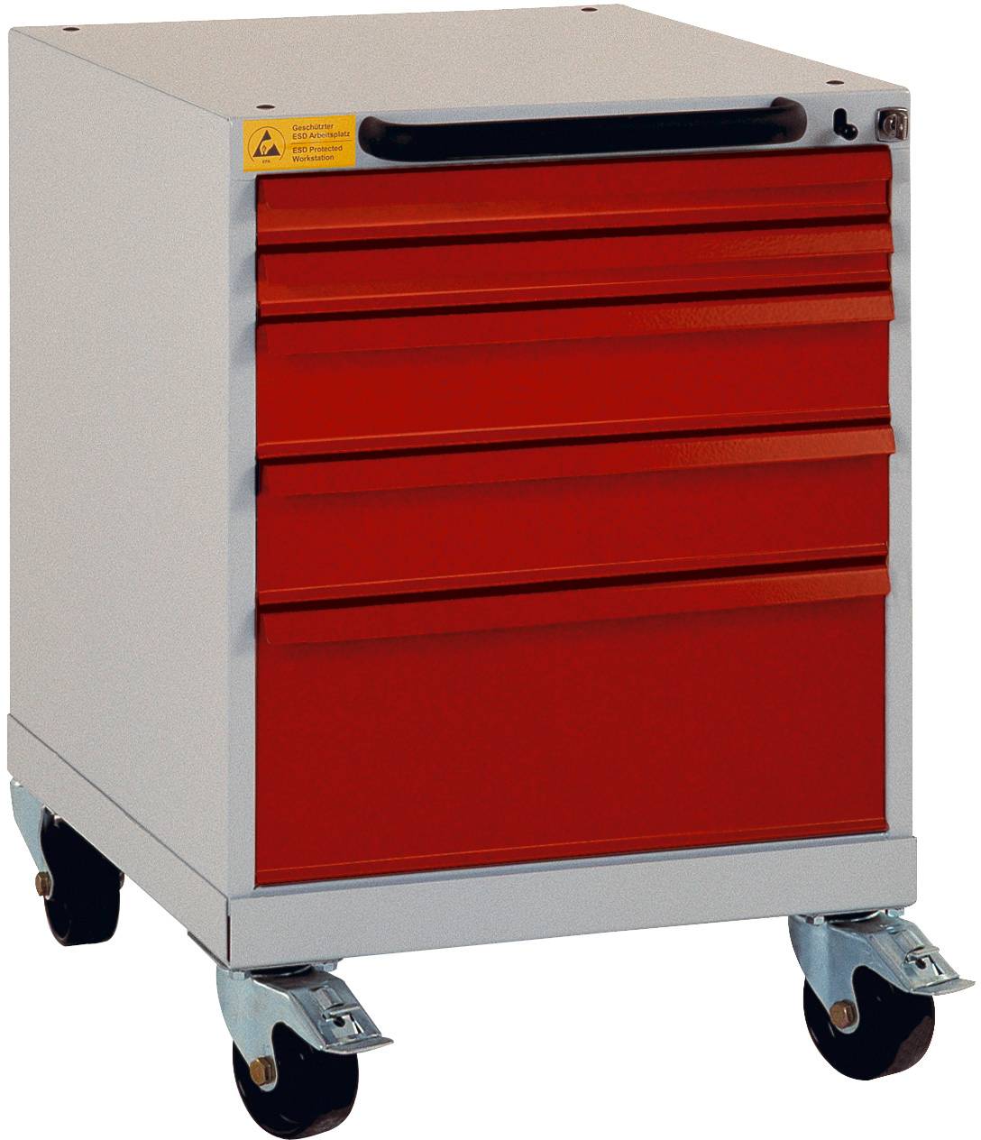 Manuflex LS1023.9006 ESD Skåp med lådor