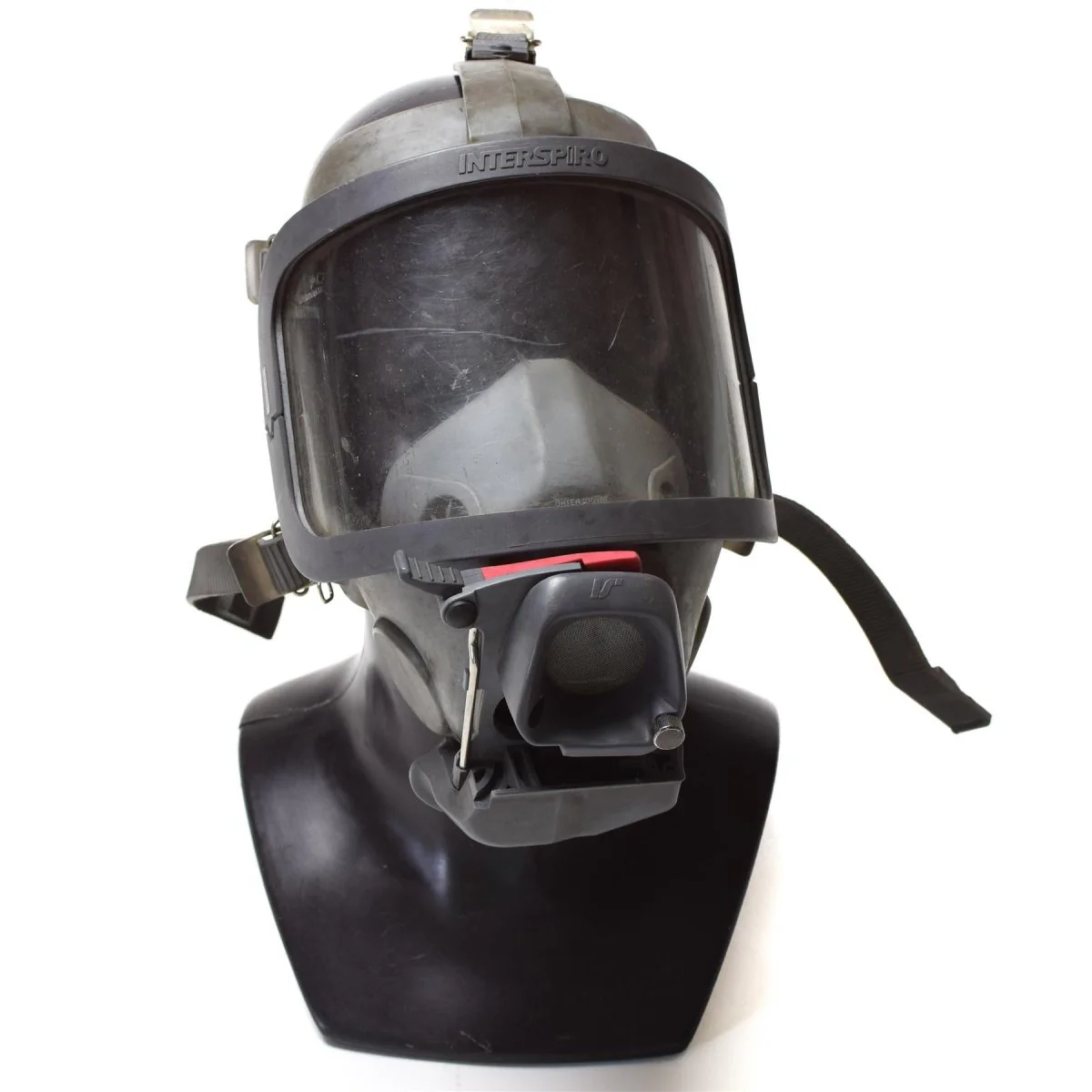 Äkta Interspiro Brand Face Mask Brandman Scba Breathing Apparat Gasmask