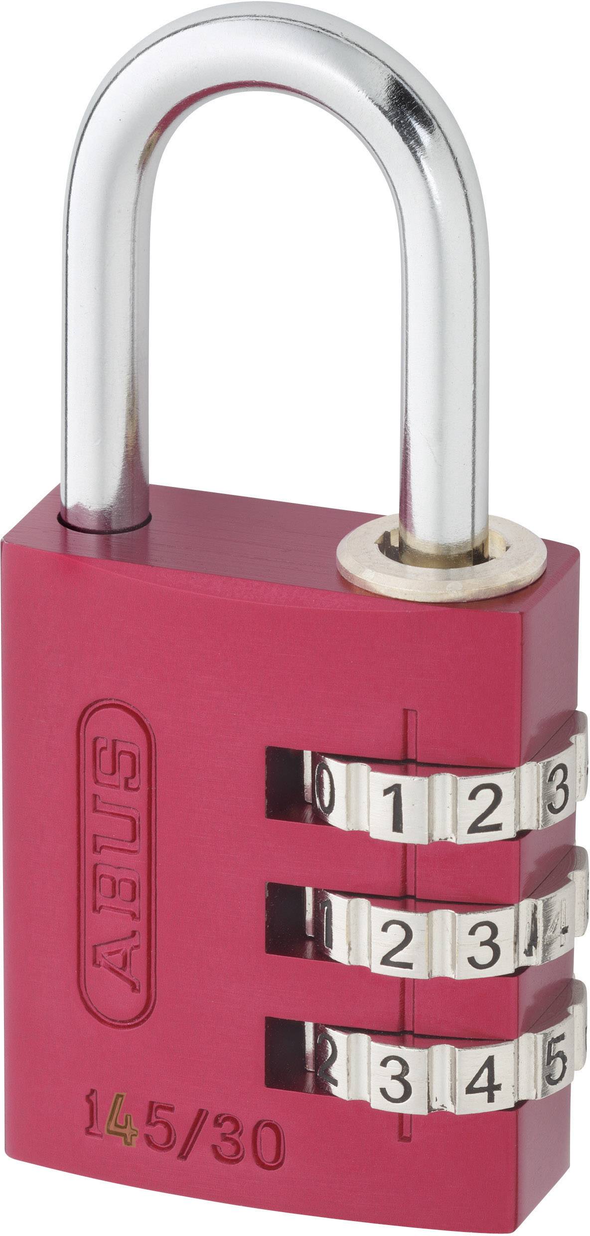 ABUS ABVS46615 Hänglås 31.5 mm Röd Kombination