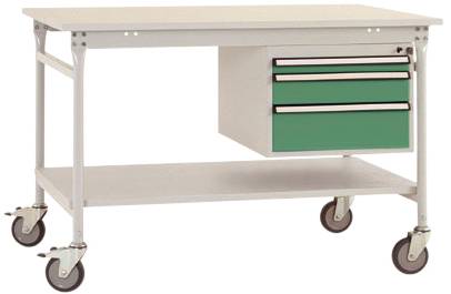 Manuflex BB5361.6011 Arbetsbordmöbel Resedagrön (RAL 6011)