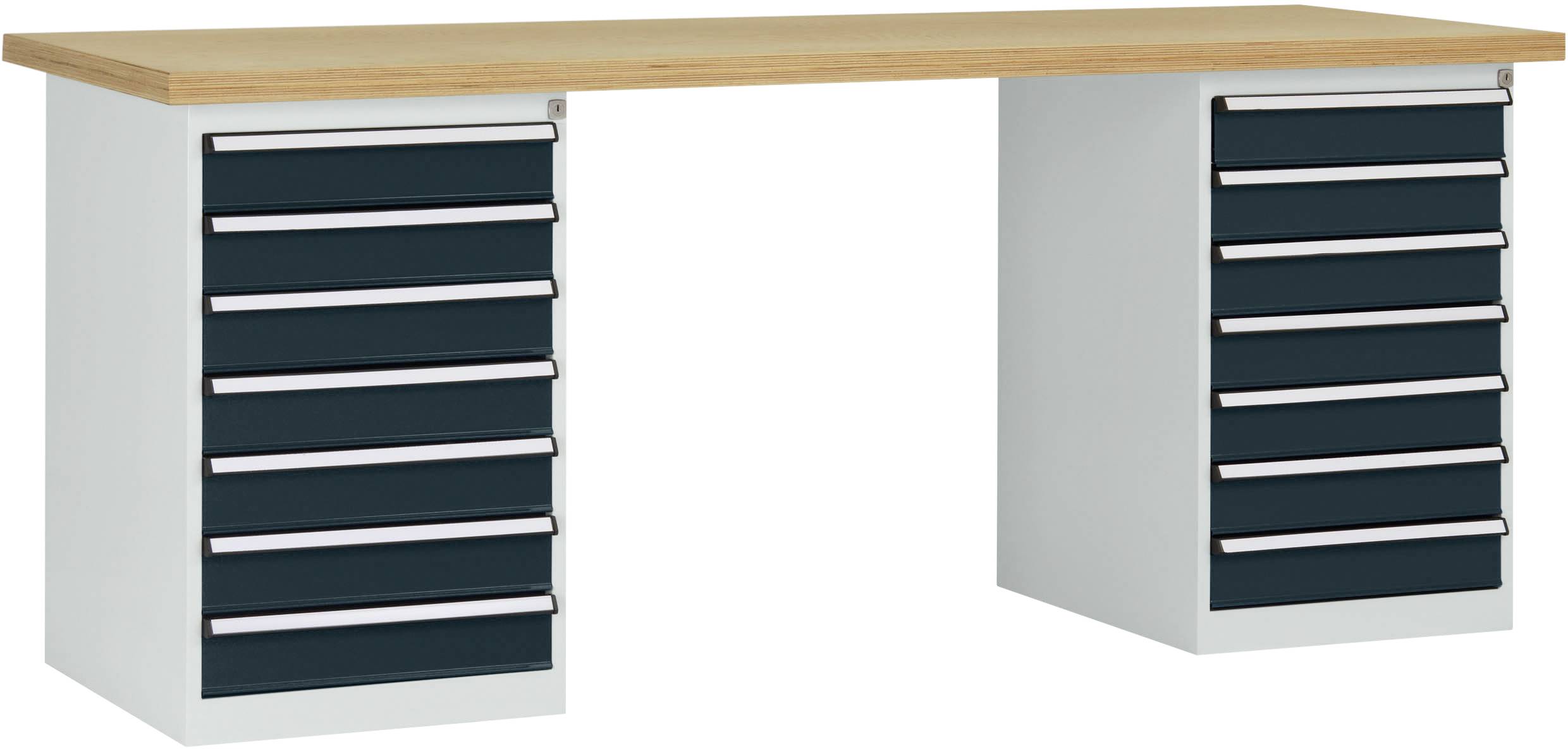 Manuflex WC5126.7016 Arbetsbänksystem Antracit