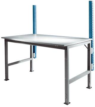 Manuflex ZB3782.5007 Monteringspelare för UNIVERSAL + PROFI standard monteringsbord, brukhöjd 600 mm