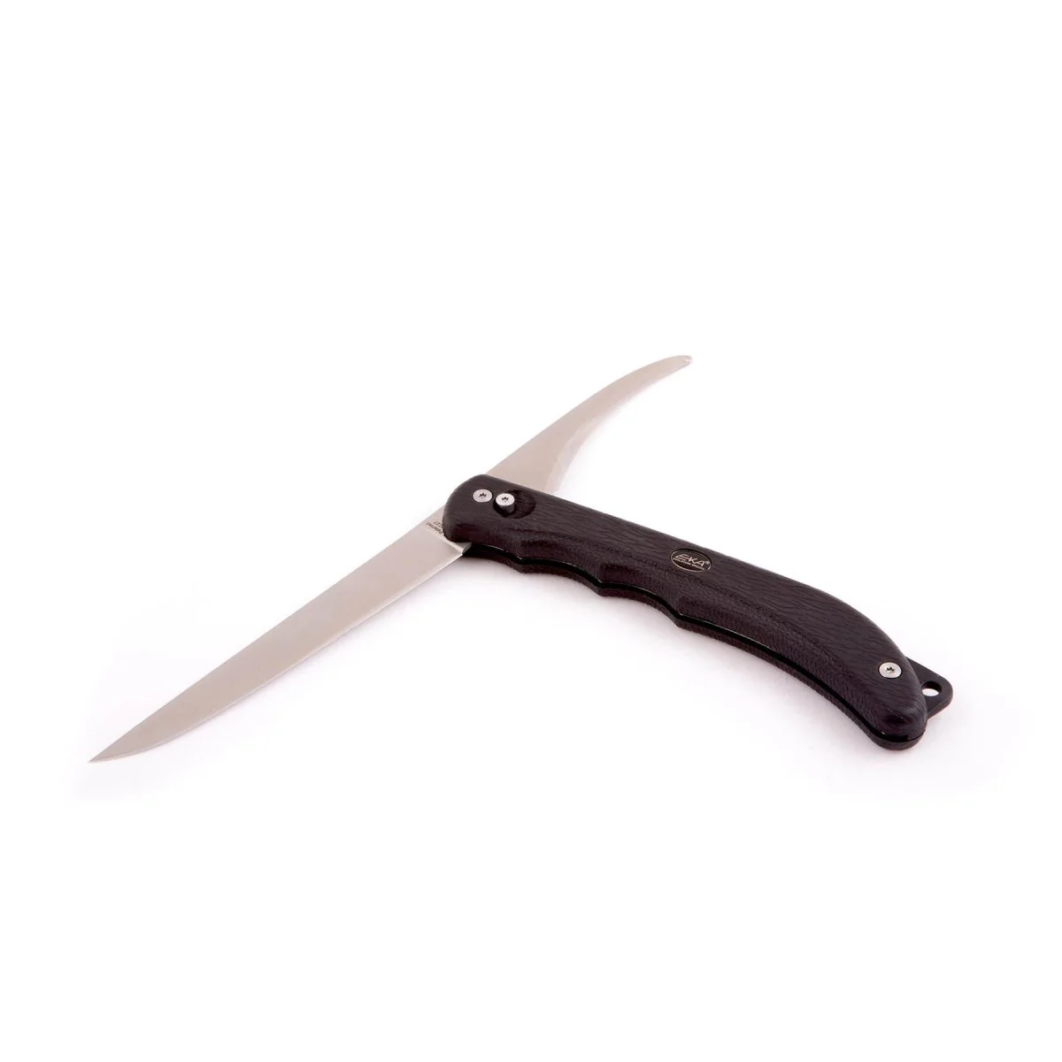 Eka Brand Duo Filet Knife Sailor Gut Opener 59 HRC Steel Gummihandtag