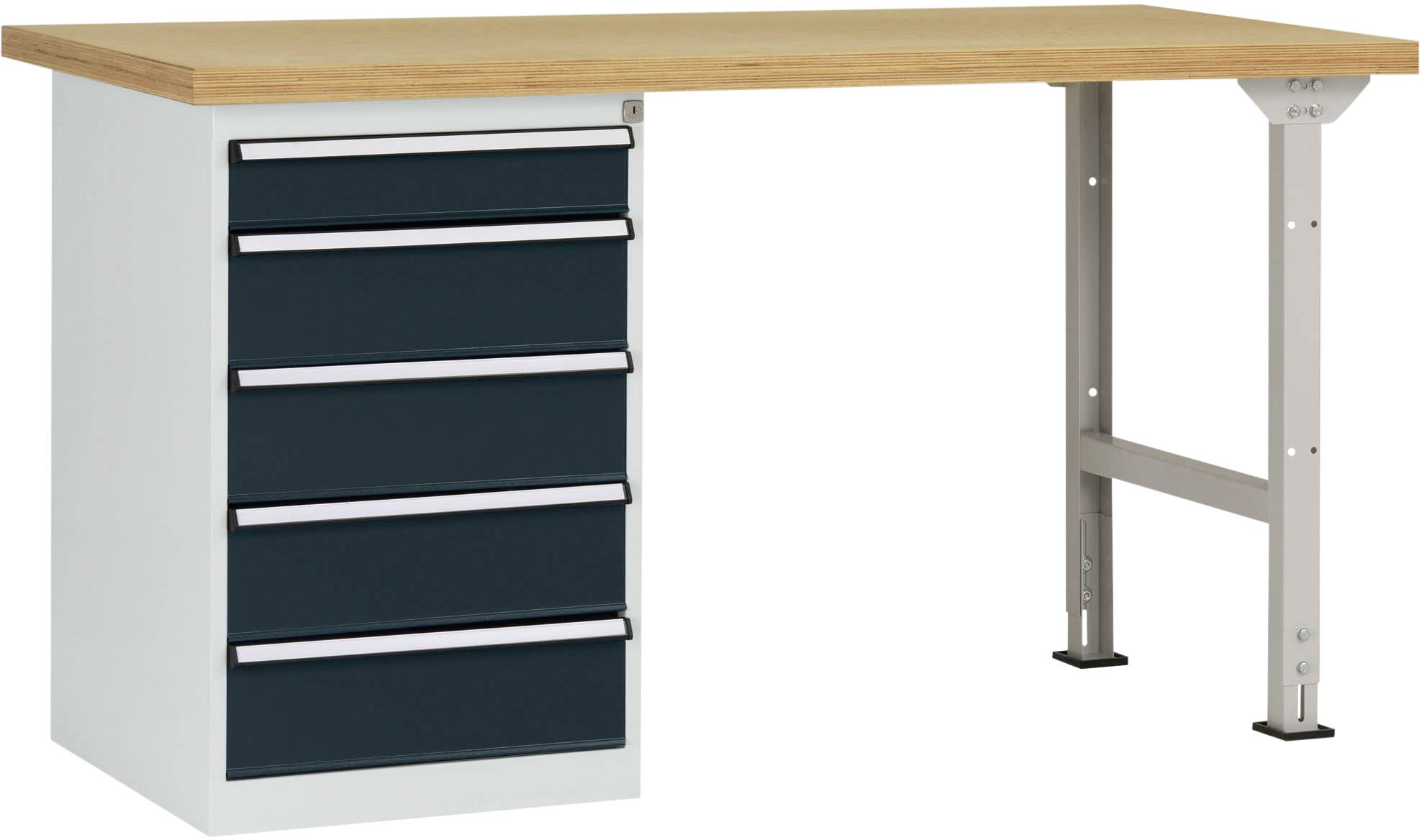 Manuflex WC5104.7016 Arbetsbänksystem Antracit