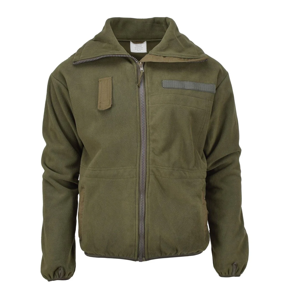 Blochl märke österrikisk militär stil fleece jacka hög hals full zip andas