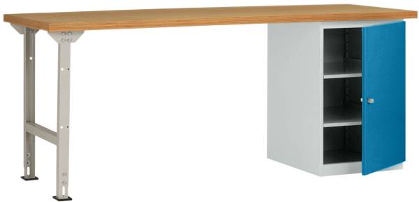 Manuflex WC5122.5007 Arbetsbänksystem Briljantblå (RAL 5007)