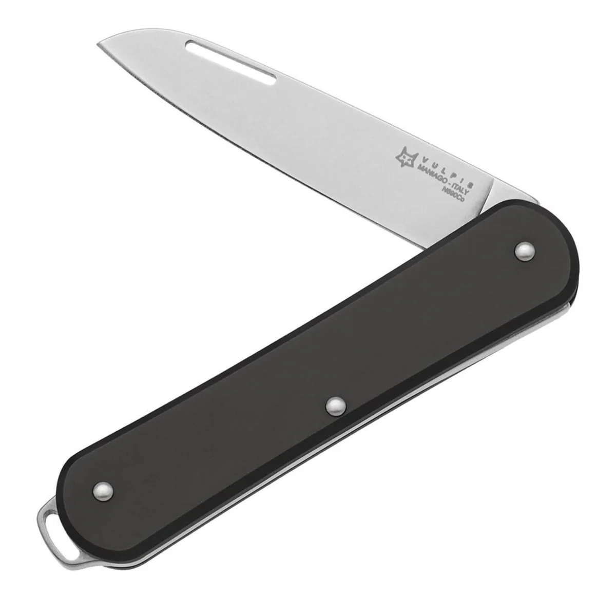 Rävknivar VULPIS FX-VP130 BK Fällbar fickkniv Rostfritt stål N690Co Svart