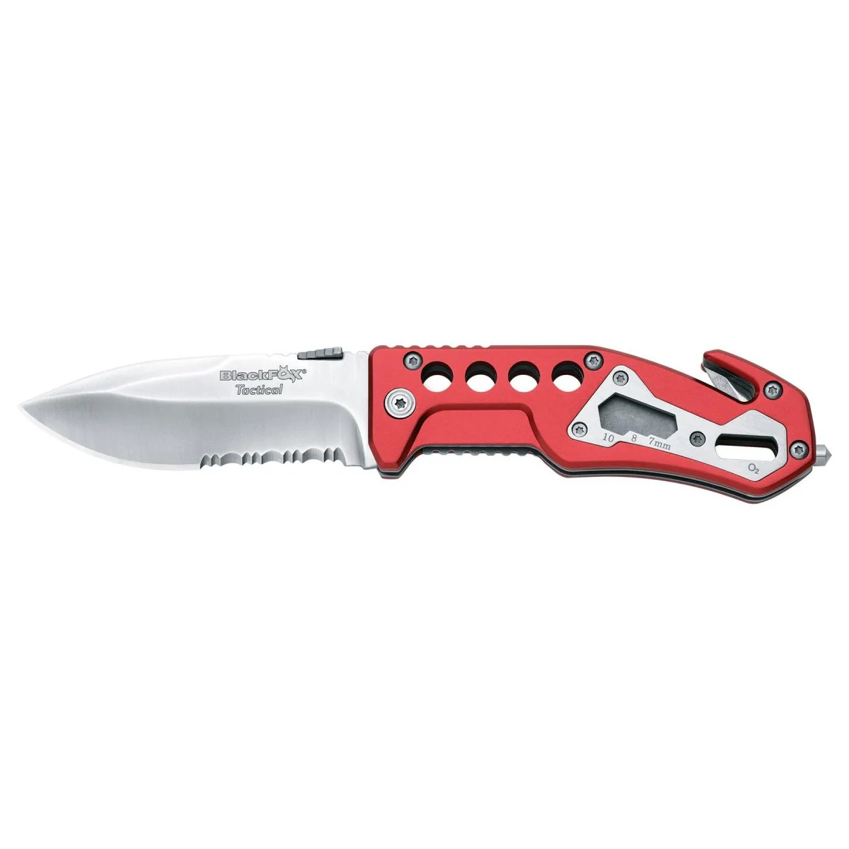 Fox Knives BF-117 Fällbar fickkniv Rostfritt stål AISI 440A Orange handtag