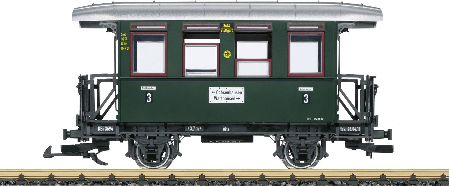 LGB 33078 G personvagn för Öchsle museumbana