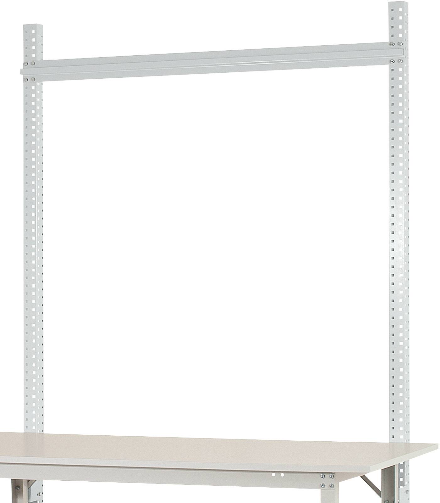 Manuflex AS1633.7035 Byggportal utan arm i ljusgrått RAL 7035, för PACKPOOL Special med bredd på 1500 mm