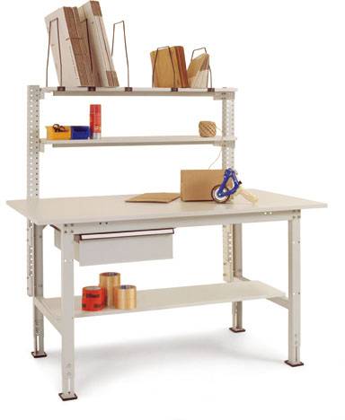 Manuflex AS1501.9006 Arbetsbordmöbel Aluminiumsilver