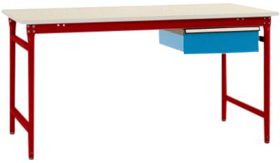 Manuflex BB5231.3003 Arbetsbordmöbel Rubinröd