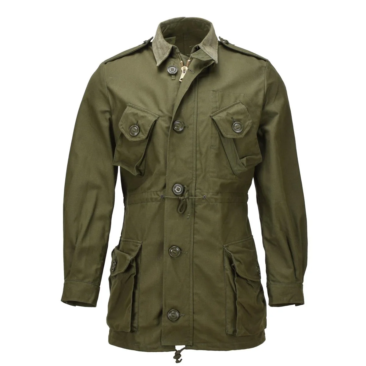 Original Kanadensisk Army Field Jacket Combat Military Surplus Olivgrön