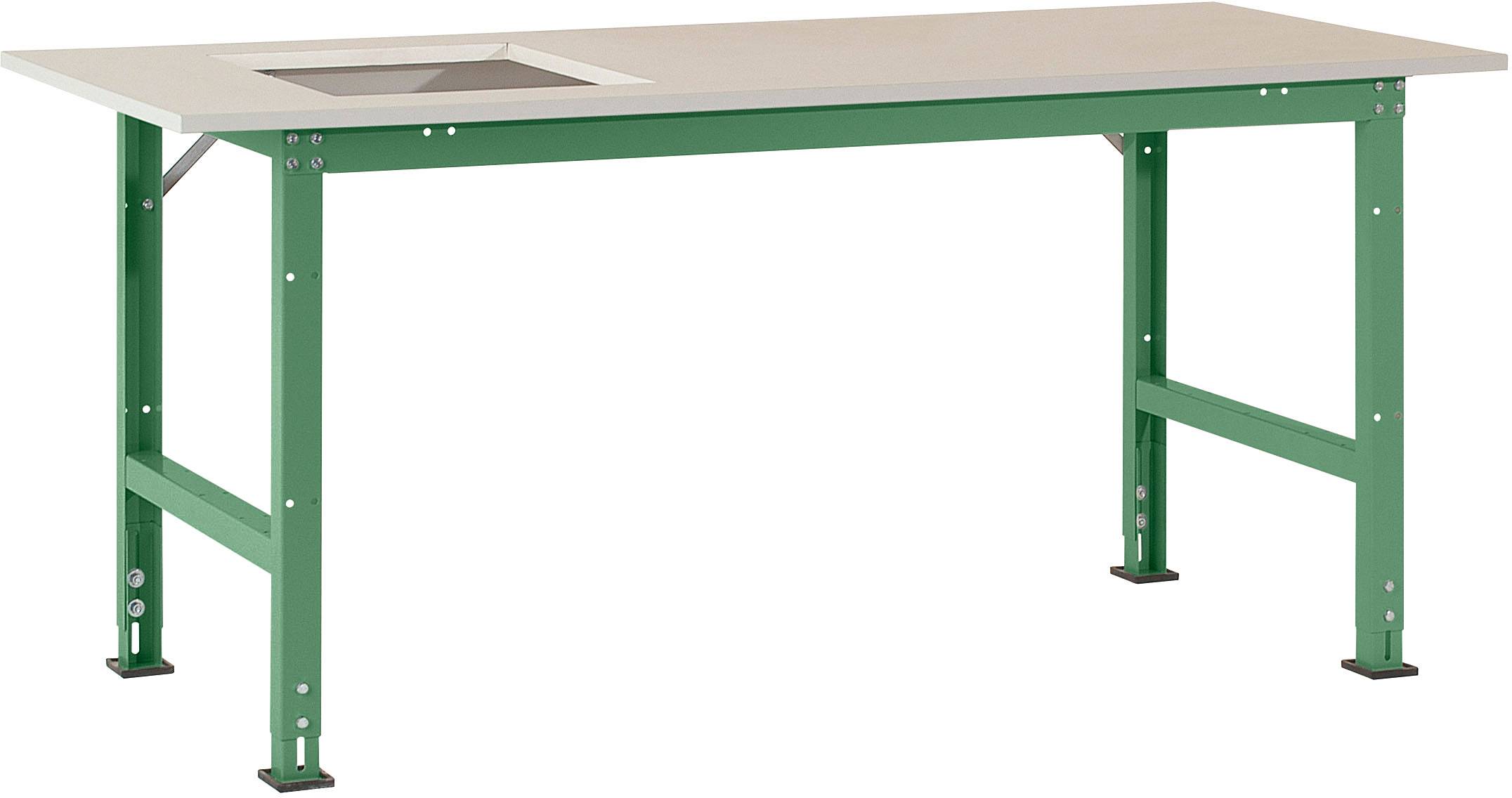 Manuflex AS0041.6011 Arbetsbordmöbel Resedagrön (RAL 6011)