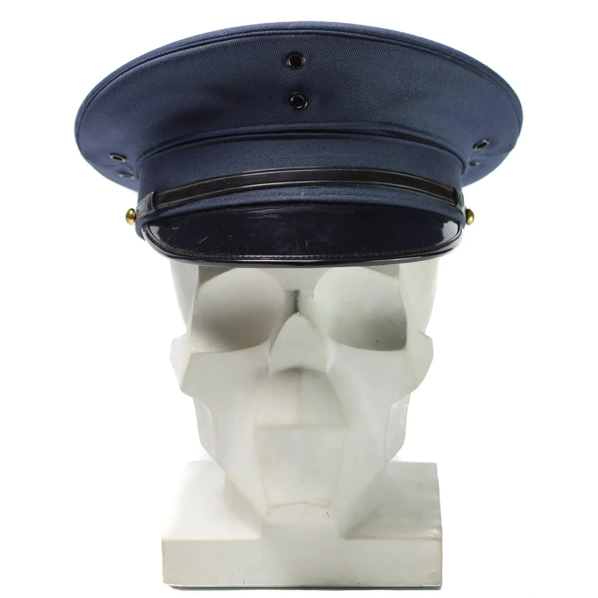 Original koreansk armé officer Visor toppade mössvakt hatt militäröverskott nytt