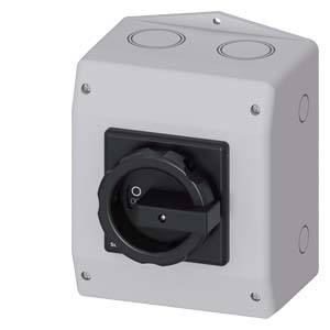 Lastströmbrytare Svart 6-polig 16 mm² 32 A 690 V/AC Siemens 3LD22653VB51